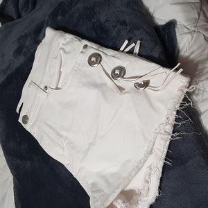 Express shorts, white in color,size 12